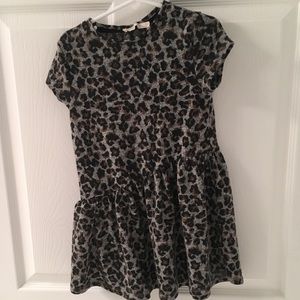Girl’s Zara leopard print dress, size 6